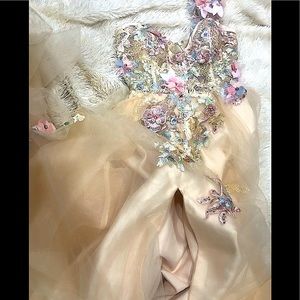 Stunning handmade vintage wedding/prom/formal dress